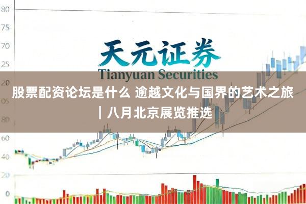股票配资论坛是什么 逾越文化与国界的艺术之旅｜八月北京展览推选