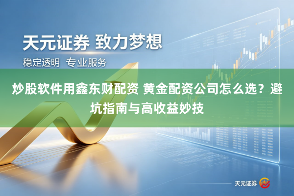 炒股软件用鑫东财配资 黄金配资公司怎么选？避坑指南与高收益妙技
