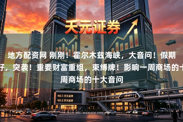 地方配资网 刚刚！霍尔木兹海峡，大音问！假期四大利好，突袭！重要财富重组，束缚牌！影响一周商场的十大音问