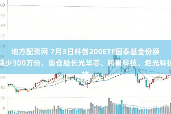 地方配资网 7月3日科创200ETF国泰基金份额减少300万份，重仓股长光华芯、腾景科技、炬光科技